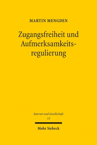 Zugangsfreiheit und Aufmerksamkeitsregulierung