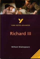 Richard III (York Notes Advanced) English Literature Study Guide - for 2026, 2027 exams - Shakespeare, William; Warren, Rebecca