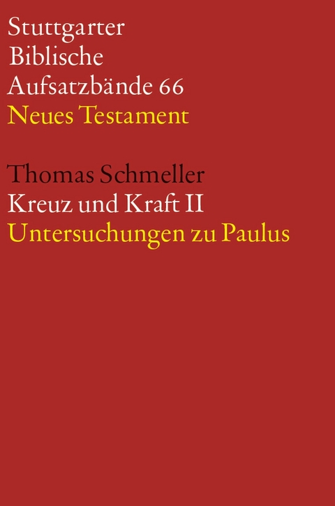 Kreuz und Kraft II - Thomas Schmeller