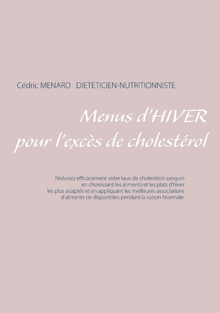 Menus d'hiver pour l'excès de cholestérol