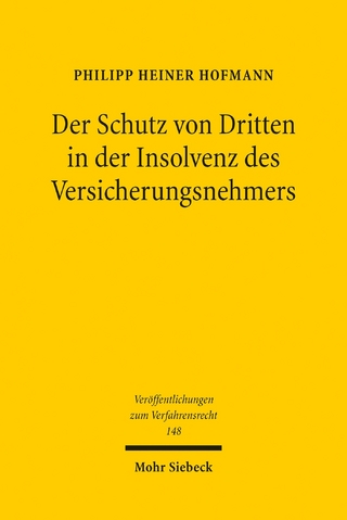 Der Schutz von Dritten in der Insolvenz des Versicherungsnehmers