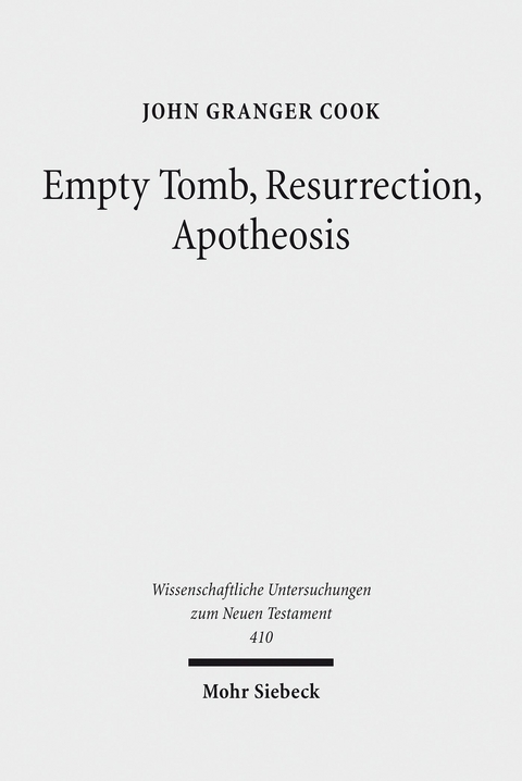 Empty Tomb, Resurrection, Apotheosis -  John Granger Cook