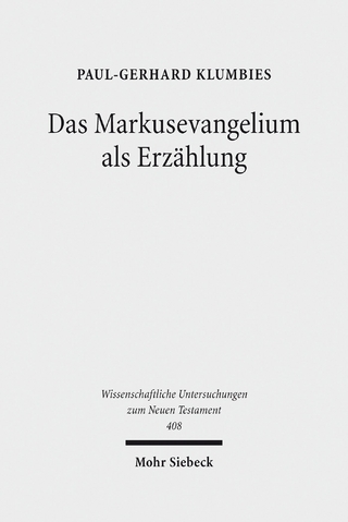 Das Markusevangelium als Erzählung