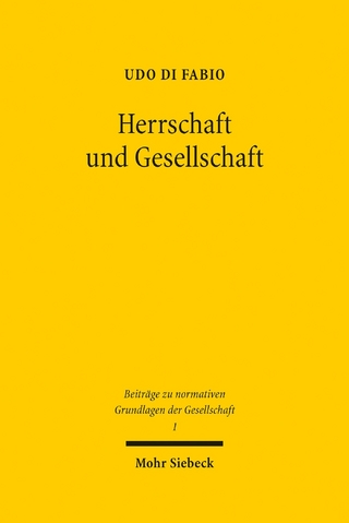 Herrschaft und Gesellschaft