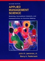 Applied Management Science - Lawrence, John A.; Pasternack, Barry A.