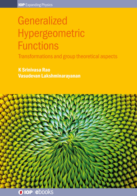 Generalized Hypergeometric Functions - K Srinivasa Rao, Vasudevan Lakshminarayanan