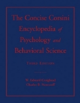The Concise Corsini Encyclopedia of Psychology and Behavioral Science - Craighead, W. Edward; Nemeroff, Charles B.