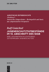 Jugendschutztatbest&auml;nde im 13. Abschnitt des StGB - Ralf Gn&uuml;chtel
