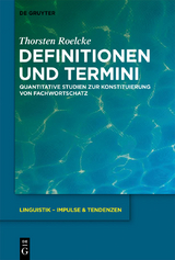 Definitionen und Termini - Thorsten Roelcke