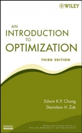 An Introduction to Optimization - Chong, Edwin K. P.; Zak, Stanislaw H.