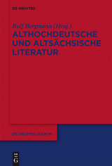 Althochdeutsche und alts&auml;chsische Literatur - 