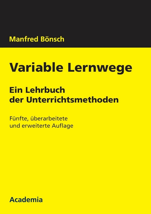 Variable Lernwege - Manfred Bönsch