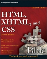 HTML, XHTML, and CSS Bible - Schafer, Steven M.; Pfaffenberger, Bryan