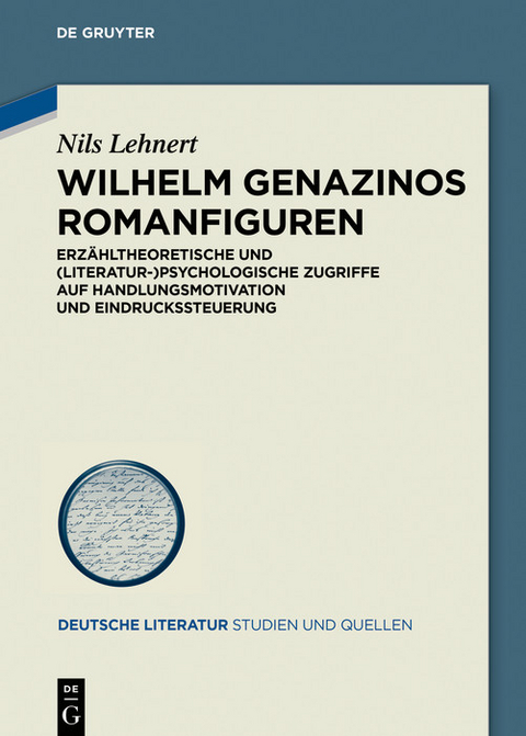 Wilhelm Genazinos Romanfiguren -  Nils Lehnert
