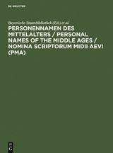 Personennamen des Mittelalters - 