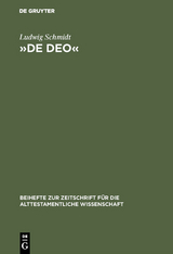 &raquo;De Deo&laquo; - Ludwig Schmidt