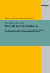 Reform des Gemeindefinanzsystems -  Daniel Schultewolter