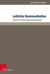 Leibliche Kommunikation -  Knut Martin St&uuml;nkel