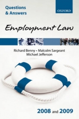 Employment Law - Benny, Richard; Sargeant, Malcolm; Jefferson, Michael