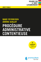 Proc&eacute;dure administrative contentieuse - Marc Feyereisen, J&eacute;r&ocirc;me Guillot