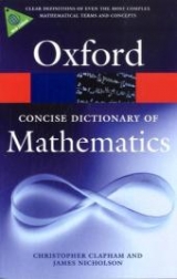 Concise Oxford Dictionary Of Mathematics - Clapham, Christopher; Nicholson, James