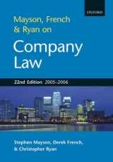 Mayson, French and Ryan on Company Law - French, Derek; Mayson, Stephen; Ryan, Christopher L.