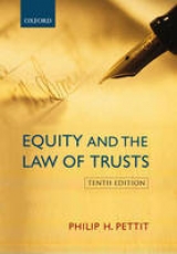 Equity and the Law of Trusts - Pettit, Philip H.