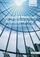 Cases and Materials in Company Law - Sealy, Professor L. S.