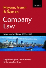 Mayson, French and Ryan on Company Law - Mayson, Stephen W.; French, Derek; Ryan, Christopher L.