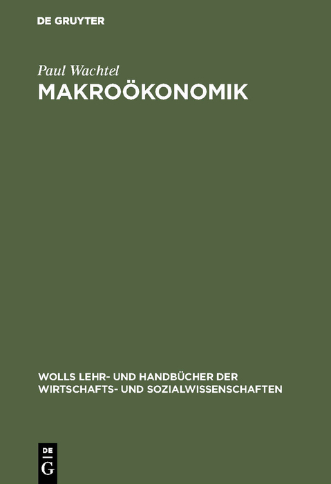 Makro&ouml;konomik - Paul Wachtel