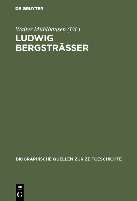 Ludwig Bergstr&auml;sser - 