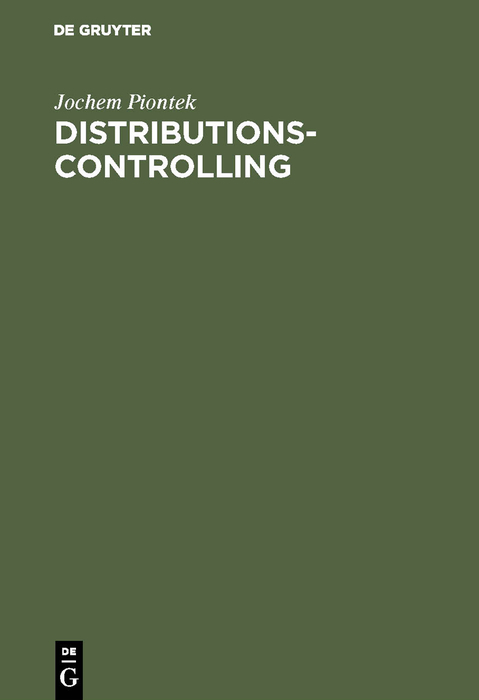 Distributionscontrolling - Jochem Piontek