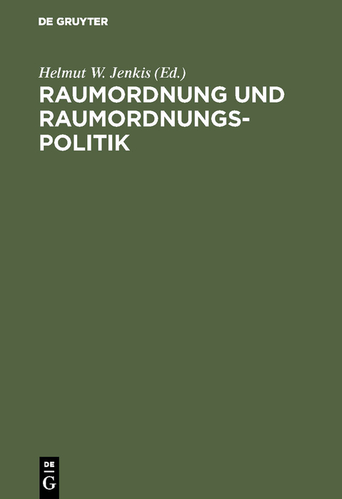 Raumordnung und Raumordnungspolitik - 
