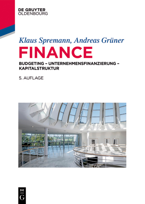 Finance - Klaus Spremann, Andreas Gr&uuml;ner