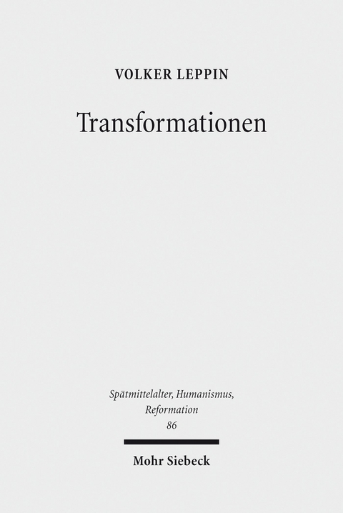 Transformationen -  Volker Leppin