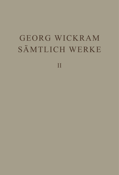 Gabriotto und Reinhart - Georg Wickram