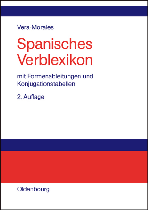 Spanisches Verblexikon - Jos&eacute; Vera Morales