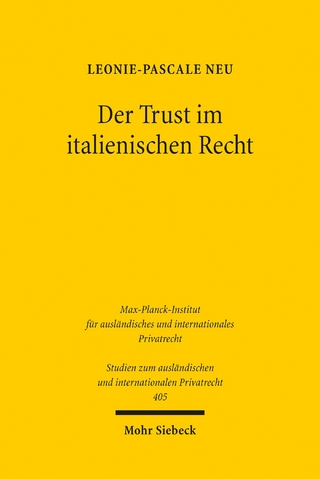 Der Trust im italienischen Recht