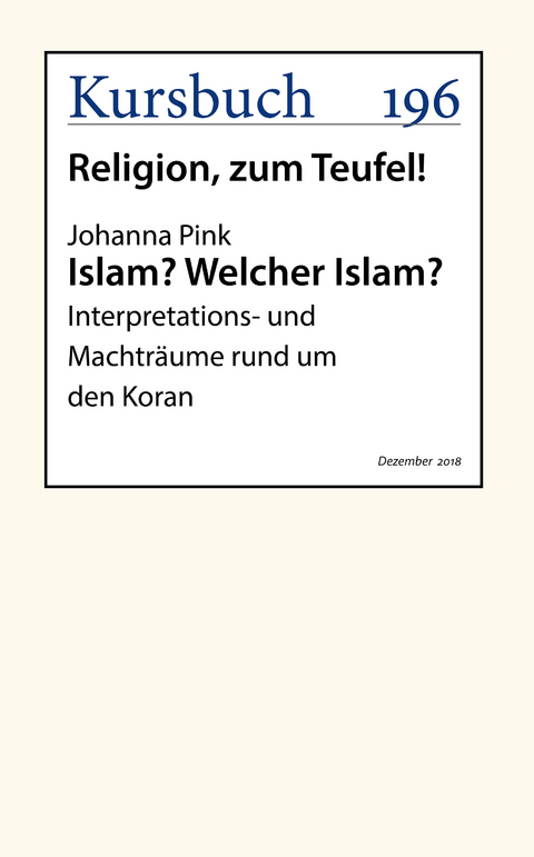 Islam? Welcher Islam? - Johanna Pink