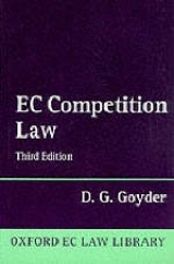 EC Competition Law - D.G. Goyder