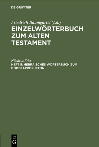 Hebräisches Wörterbuch zum Dodekapropheton