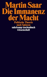 Die Immanenz der Macht - Martin Saar