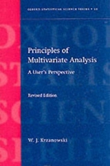 Principles of Multivariate Analysis - Krzanowski, Wojtek