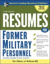 Resumes for Former Military Personnel, 3rd edition - MCGRAW HILL