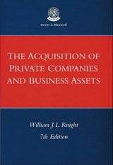 The Acquisition of Private Companies and Business Assets - Knight, William