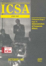 ICSA Study Text - Institute of Chartered Secretaries and Administrators