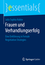 Frauen und Verhandlungserfolg - Julia Sophia Habbe