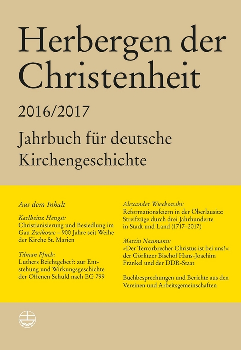 Herbergen der Christenheit 2016/2017 - 