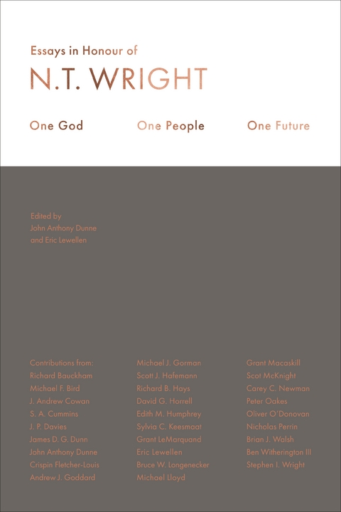 One God, One People, One Future - John Anthony Dunne, Eric Lewellen