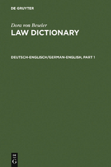 Deutsch-Englisch/German-English - 